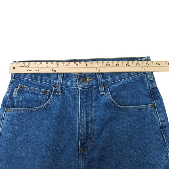 Carhartt Relaxed Fit Jeans Mens Size 30 x 33 Denim 5 Pocket Tapered Leg B17 DST - Picture 3 of 15